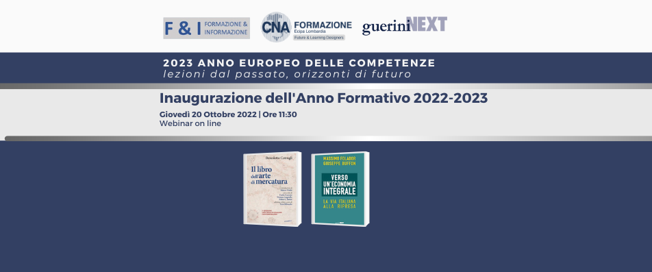 Invito Inaugurazione Anno Formativo 2022/2023 | Webinar Giovedì 20 Ottobre ore 11:30