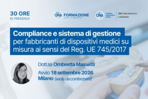 Compliance e sistema di gestione per fabbricanti di dispositivi medici su misura ai sensi del Reg. UE 7452017
